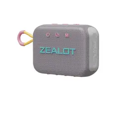 ZEALOT - Parlante Inalámbrico S75 Resistente al Agua 5W Gris