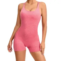 BLWOENS - Mono de yoga para mujer - Rosa