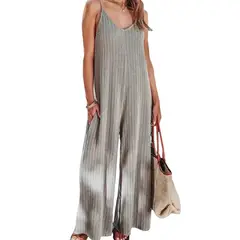 BLWOENS - Mono de verano para mujeres - Gris