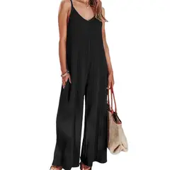 BLWOENS - Mono de verano para mujeres - Negro