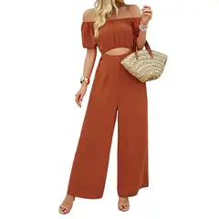 BLWOENS - Mono de verano para mujeres - Marrón