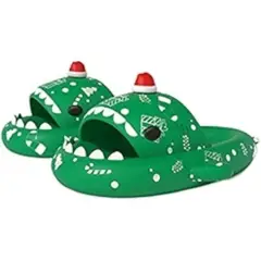 GENERICO - Sandalias Navideñas Verdes - Talla 36-37