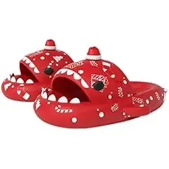 GENERICO - Sandalias Navideñas Rojas - Talla 42-43