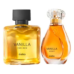 ESIKA - KIT Vanilla Scent y Vanilla Hombre Perfume Mujer