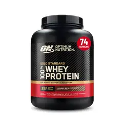 OPTIMUN NUTRITION - Gold Standard Whey 5 LB Proteina Whey ON - Double Rich Chocolate