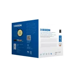 DIXON - Caja de cable Utp Cat 6 Serie 3067 305m 23 AWG Exterior PE Negro