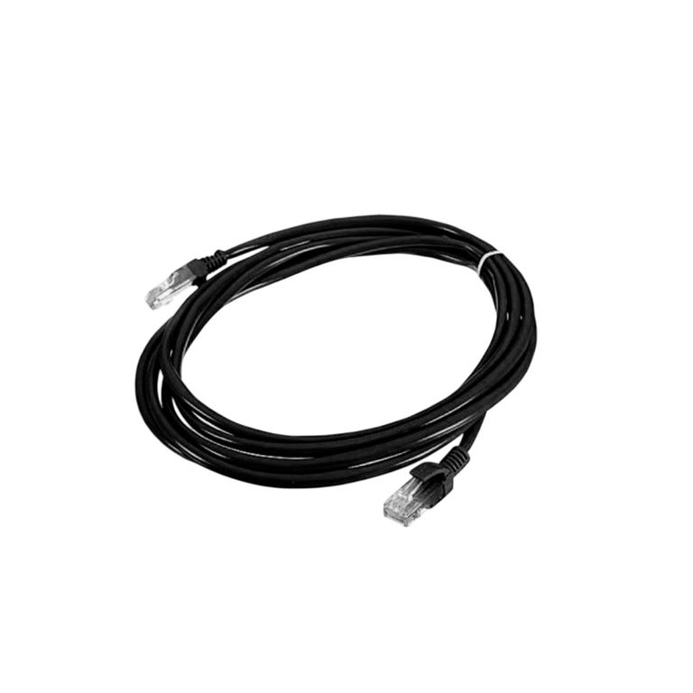 Patch Cord 3 Metros UTP Cat5e 24AWG COBRE LSZH CumpleRoHS Negro