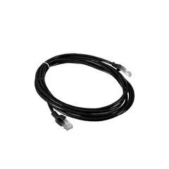DIXON - Patch Cord 3 Metros UTP Cat6 24AWG COBRE LSZH Cumple RoHS Negro