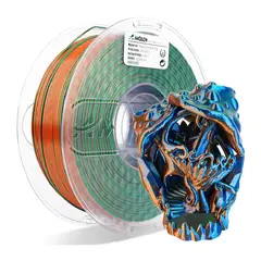 GENERICO - Filamento Tricolor PLA para impresora 3D color Azul Verde Naranja