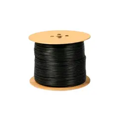 DIXON - Cable Coaxial RG6 1080-K 305 m x rollo 18AWG 75ohm 90% Exterior
