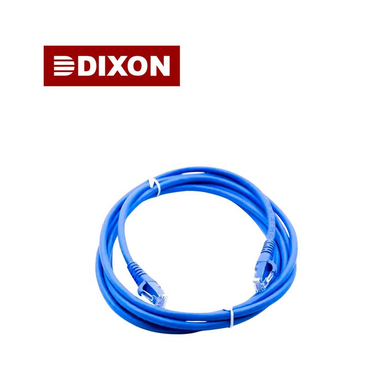 Cable Patch Cord 3 Metros UTP Cat. 6 24 AWG COBRE LSZH RoHS Azul
