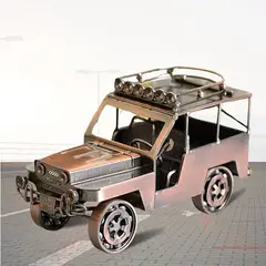 GENERICO - Carro Clasico De Colección De Metal Color Bronce DE 20 Cm 1