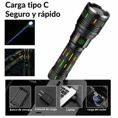 LIDIMI - Linterna Táctica Profesional 3600 Metros