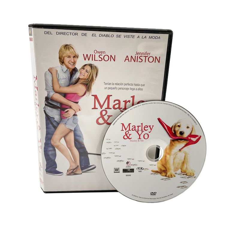 DVD original Marley y yo 2008