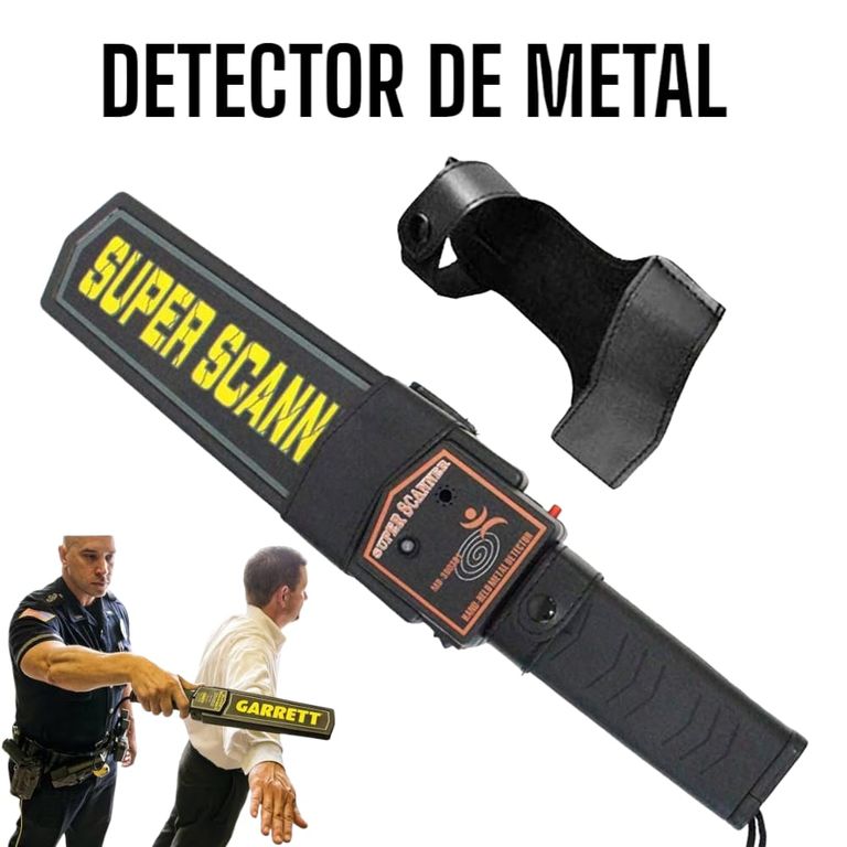 Detector de Metales de Seguridad Inalámbrico SUPPER SCANNER