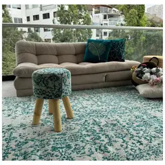 GENERICO - Alfombra Jacquard Turquesa RAC-7C 280x365cm