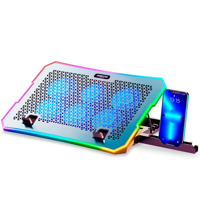 Cooler Laptop Gamer Supreme 5 Con 5 Ventiladores Led