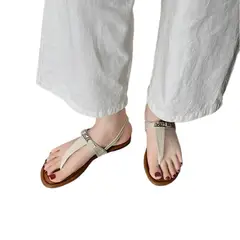 BLWOENS - Zapatos Sandalias de verano para Mujers - Blanco