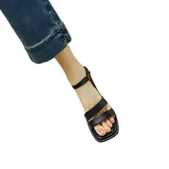 BLWOENS - Zapatos Sandalias de verano para Mujers - Negro