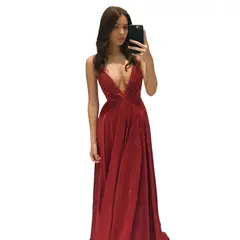 BLWOENS - Vestido casual de para mujeres - Rojo