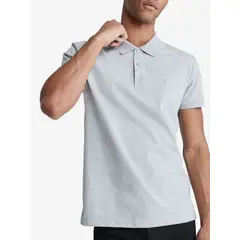 CALVIN KLEIN - POLO SS SMOOTH COTTON SLIM SOLID PO CK