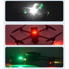 GENERICO - Dron E88 PRO 4K + Luz LED RGB Cámara HD Plegable WiFi Genieka