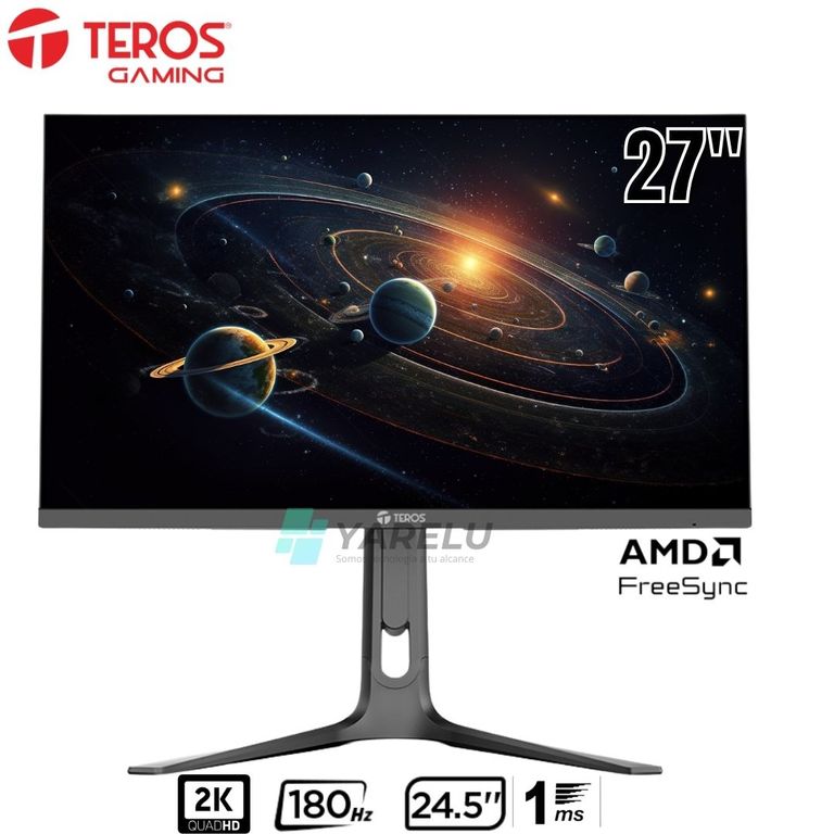 Monitor plano TE-2753G, 27" QHD IPS, 180 Hz, 1 ms,