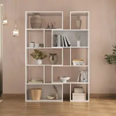 GENERICO - Estante Moderno Tsunehiro Blanco R&R MUEBLES