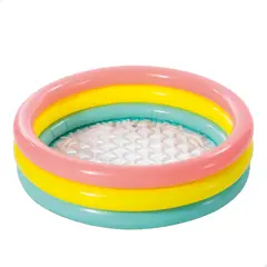 INTEX - Piscina inflable Sunset Glow multicolor para bebe de 1 año a 3
