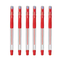 UNI BALL - UNI Lakubo SG-100 Bolígrafo Tinta Seca Rojo Pack x 6