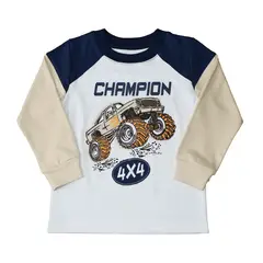 BEBELU - Polo Pima Sayun Manga Larga Para Niño Bebelú