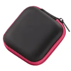 GENERICO - Case Estuche Funda Protector Para Auriculares COLOR NEGRO ROSADO