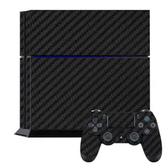 GENERICO - Skin Adhesivo Fibra de Carbono Negro para Ps4 Fat