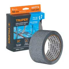TRUPER - Cinta Antiderrapante Gris 5M CIAH-25G