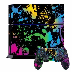 GENERICO - Skin Adhesivo Splash multicolor para Ps4 Fat