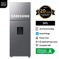 Refrigeradora Top Mount 341Lt RT35DG5720S9PE Silver