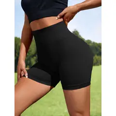 GENERICO - SHORT DEPORTIVO PUSH UP ACANALADO