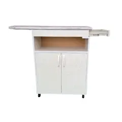 GENERICO - Mueble Planchador - Color Floreado en fondo crema