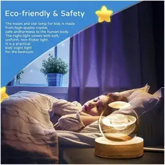 GENERICO - Lampara de Bola de Cristal Saturno