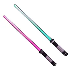 GENERICO - Sable Doble de luz Retráctil para Cosplay de Multicolor