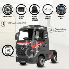 MERCEDES BENZ - CAMION A BATERÍA «ACTROS 4X4» Black