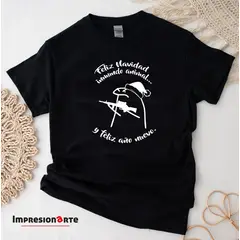 IMPRESIONARTE - Polo Feliz Navidad Mi Pobre Angelito 100% algodón