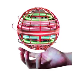 GENERICO - Mini Drone Ufo Esférico Maniobrable Rojo