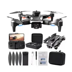 GENERICO - DRONE F200 Plegable con 2 Cámaras HD Control Remoto y Manual