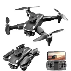 GENERICO - DRONE F200 Plegable con 2 Cámaras HD Control Remoto y Manual