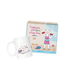 INGENIAL - Pack Llamistudent Organizador mensual + taza