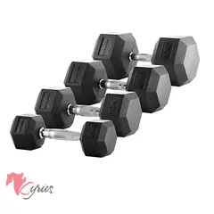 NO LOGO - PAR DE MANCUERNAS DE 35 KG IMPORTADO CON AGARRE GRUESO