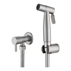 XM - Ducha Bidé Rociador Blíster Acero Mate Satín SUS 304