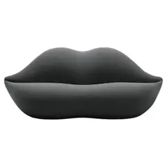 DMUEBLES - DM SOFA KISS 3 ASIENTOS TELA - GRIS OSCURO