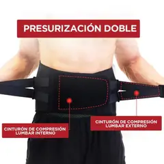 PROIRON - Cinturón de Soporte Lumbar L